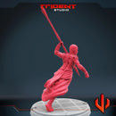 Okoye - Sculpt A Marvel MCP-compatible 40mm resin proxy miniature by Trident Miniatures - product image 3