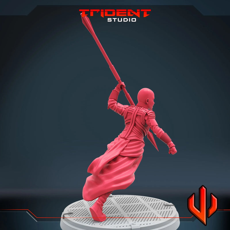 Okoye - Sculpt A Marvel MCP-compatible 40mm resin proxy miniature by Trident Miniatures - product image 3