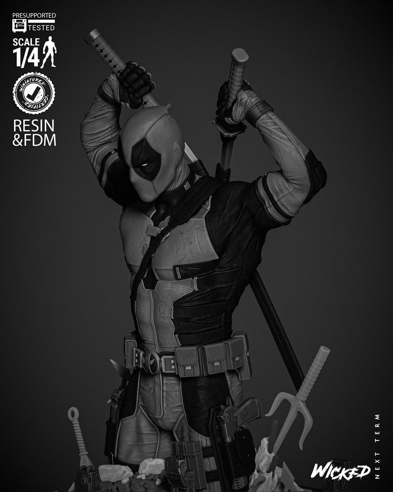 Deadpool 2024 Bust resin bust kit view 3