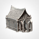 Wood Elf Village 3D printed terrain view 3