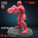 Chitauri - Sculpt C Marvel MCP-compatible 40mm resin proxy miniature by Trident Miniatures - product image 3