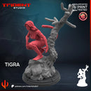 Tigra Marvel MCP-compatible 40mm resin proxy miniature by Trident Miniatures - product image 3