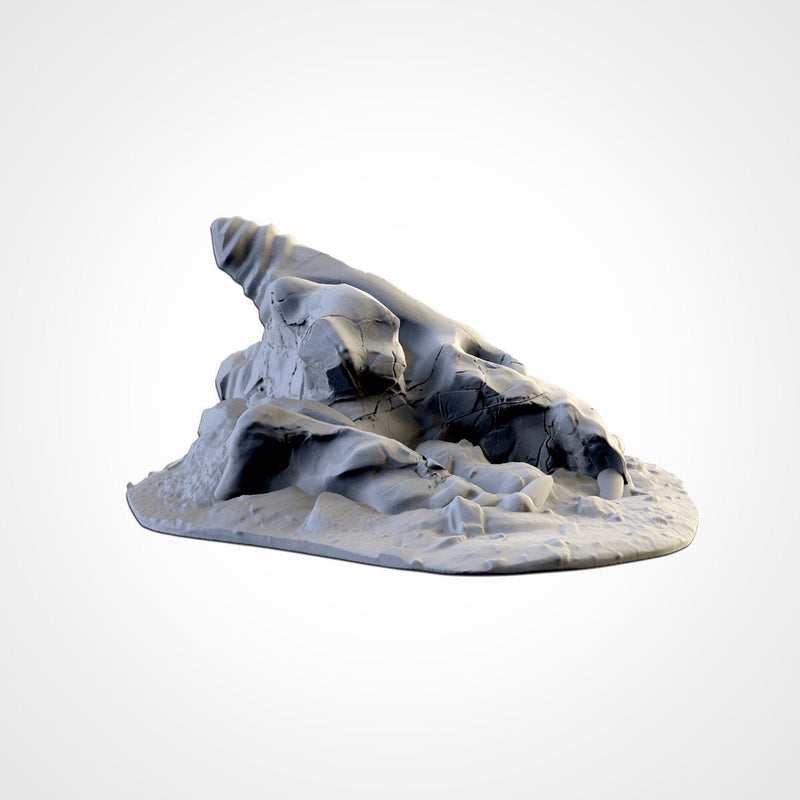 Boney Terrain 3D printed terrain view 3