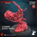Cosmic Ghost Rider Marvel MCP-compatible 40mm resin proxy miniature by Trident Miniatures - product image 3