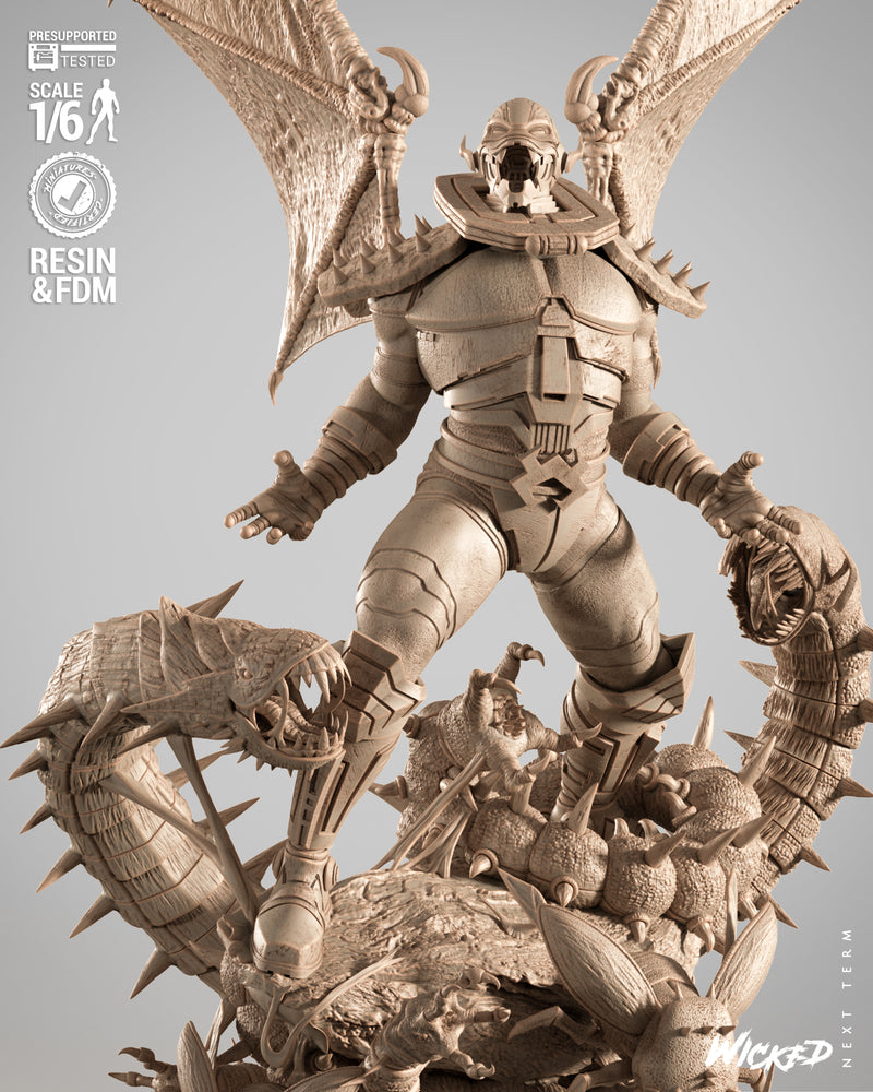 Annihilus Sculpture resin statue kit view 3