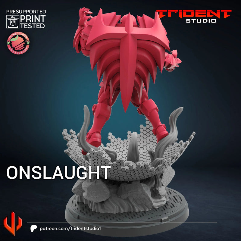 Onslaught Marvel MCP-compatible 40mm resin proxy miniature by Trident Miniatures - product image 3