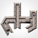 Modular Trenches WWII 3D printed terrain view 3