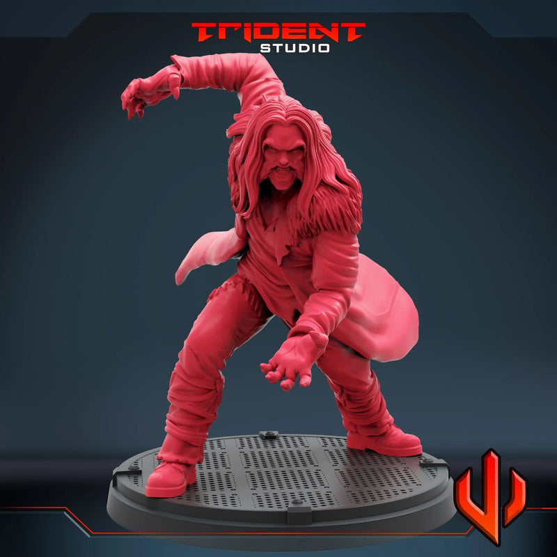 Sabertooth X-Men 2000 Movie Marvel MCP-compatible 40mm resin proxy miniature by Trident Miniatures - product image 3