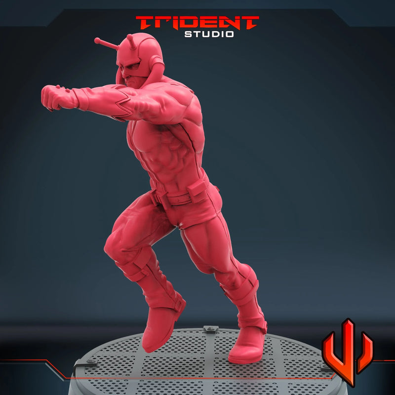 Classic Antman Marvel MCP-compatible 40mm resin proxy miniature by Trident Miniatures - product image 3