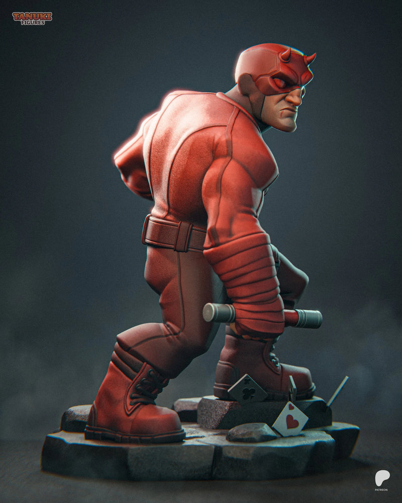 Daredevil Toon Resin Figure - Toon view 3