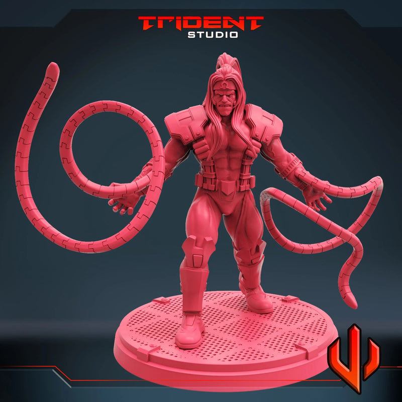 Omega Red - Sculpt B Marvel MCP-compatible 40mm resin proxy miniature by Trident Miniatures - product image 3