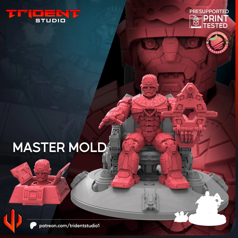 Master Mold Marvel MCP-compatible 40mm resin proxy miniature by Trident Miniatures - product image 3