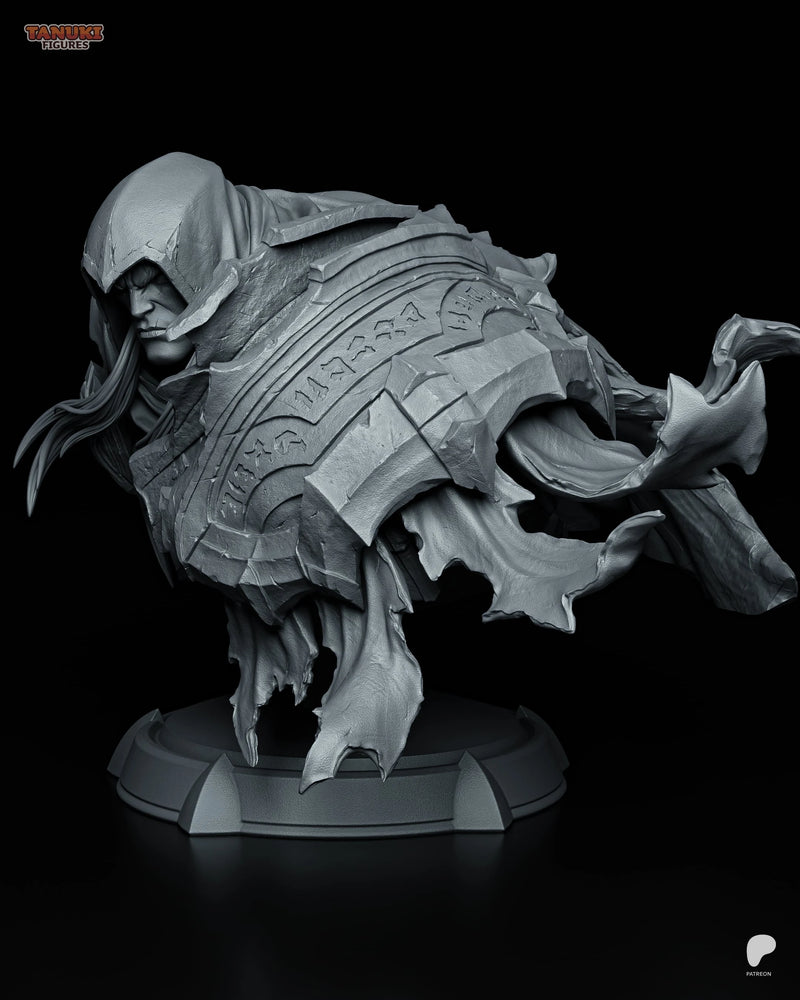 War Resin Statue & Bust - Bust view 3