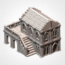 Middle Earth Town 3D printed terrain view 3