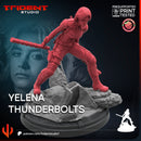Yelena Thunderbolts Marvel MCP-compatible 40mm resin proxy miniature by Trident Miniatures - product image 3