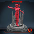 Jean Grey X-Men 2000 Movie Marvel MCP-compatible 40mm resin proxy miniature by Trident Miniatures - product image 3