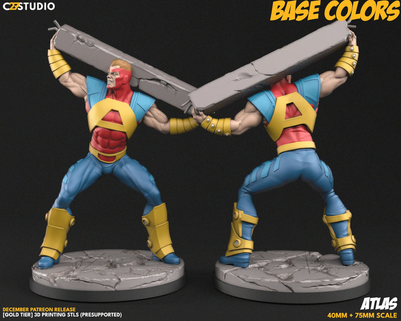 Atlas Marvel MCP-compatible resin miniature by C27 Studios - product image 3