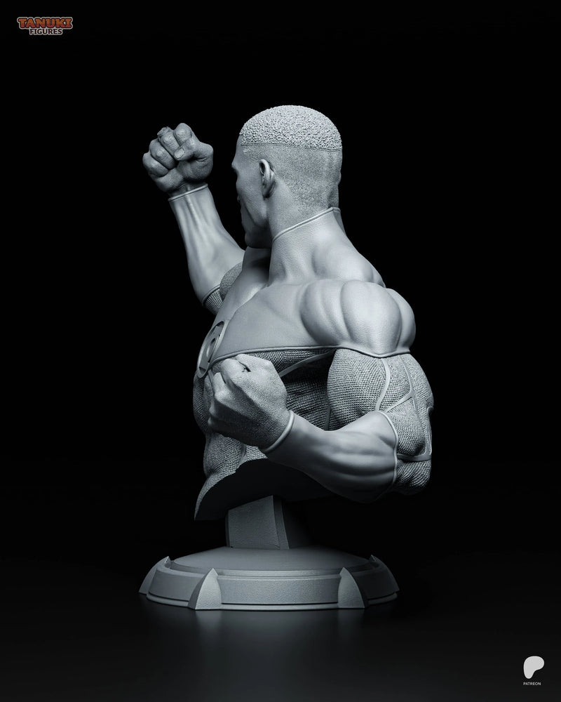 Green Lantern Resin Statue & Bust - Bust view 3