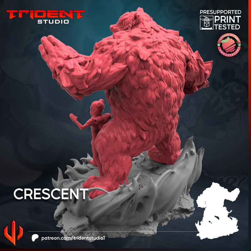 Crescent Marvel MCP-compatible 40mm resin proxy miniature by Trident Miniatures - product image 3