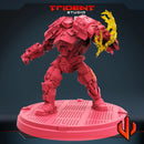 Crimson Dynamo Marvel MCP-compatible 40mm resin proxy miniature by Trident Miniatures - product image 3