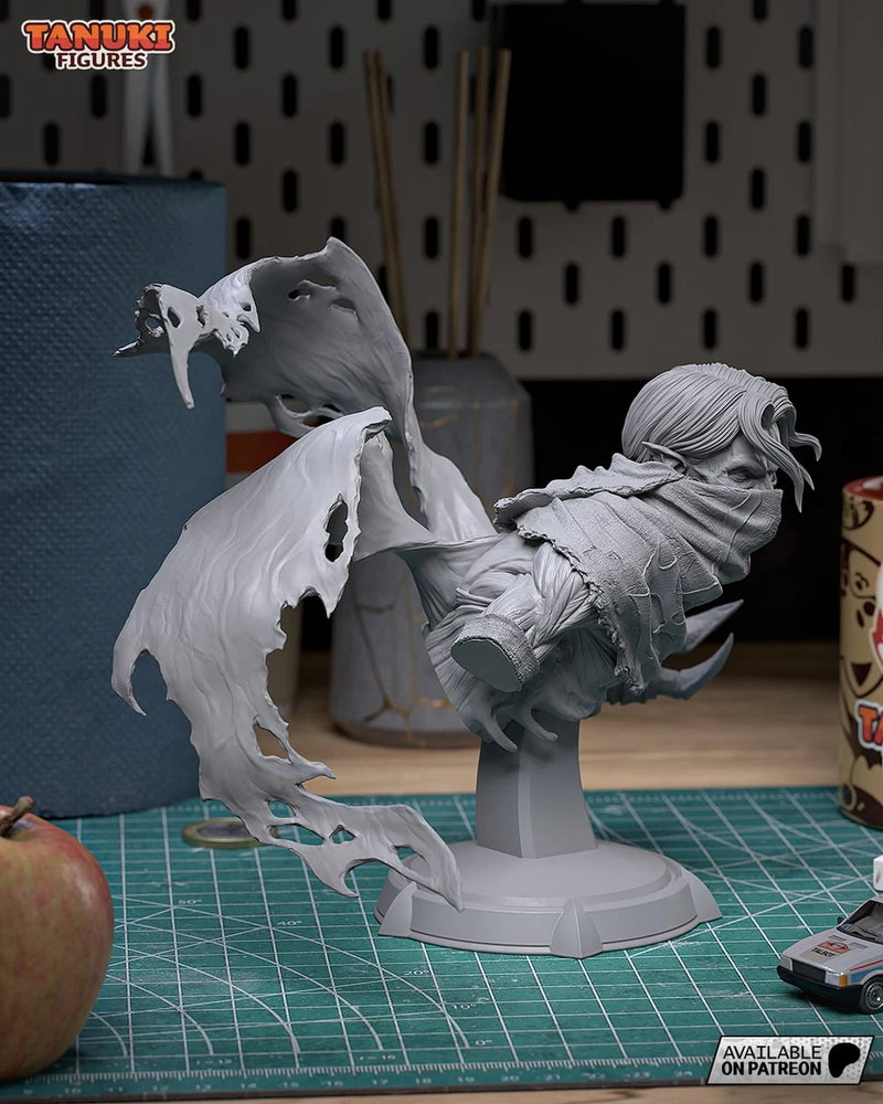 Raziel Resin Statue & Bust - Bust view 3
