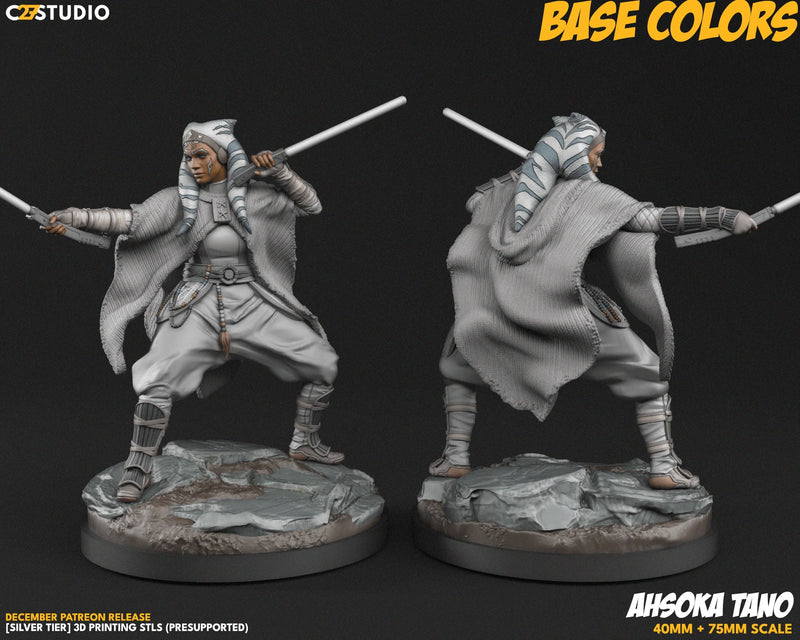 Ahsoka Tano Star Wars Shatterpoint-compatible resin miniature by C27 Studios - product image 3