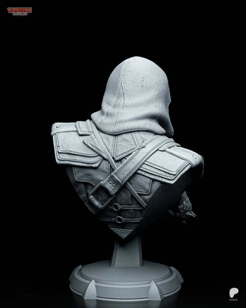 Edward Resin Statue & Bust - Bust view 3