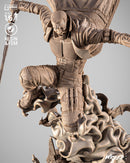 Blade Sculpture resin statue kit view 3