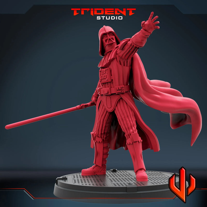Darth Vader Star Wars MCP-compatible 40mm resin proxy miniature by Trident Miniatures - product image 3