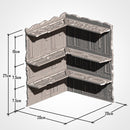 Cathedral Ruins UKTC 3D printed terrain view 3
