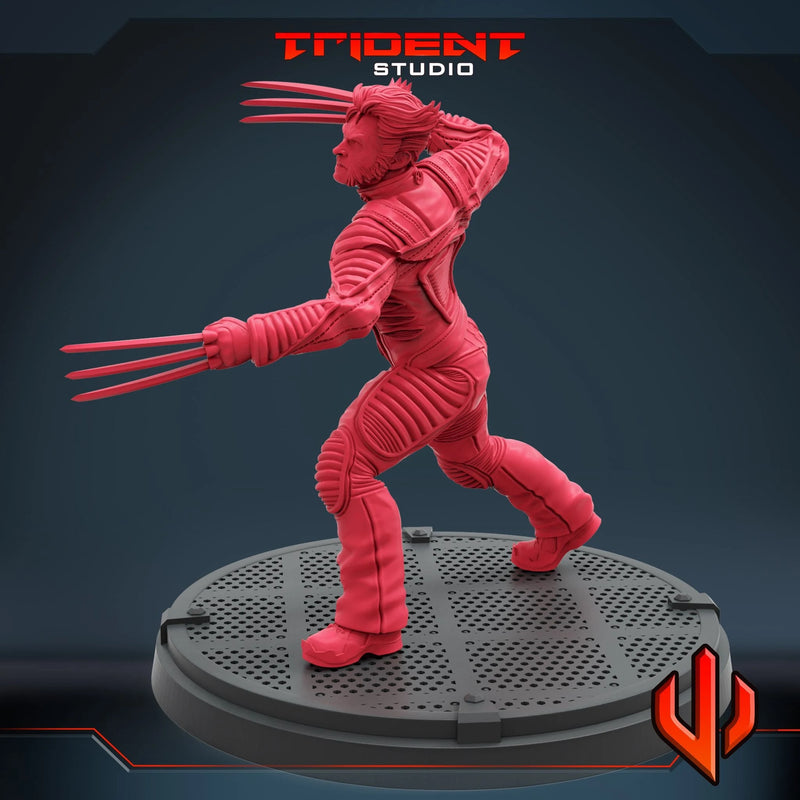 Wolverine X-Men 2000 Movie Marvel MCP-compatible 40mm resin proxy miniature by Trident Miniatures - product image 3