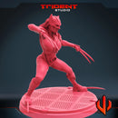 X-23 - Sculpt B Marvel MCP-compatible 40mm resin proxy miniature by Trident Miniatures - product image 3