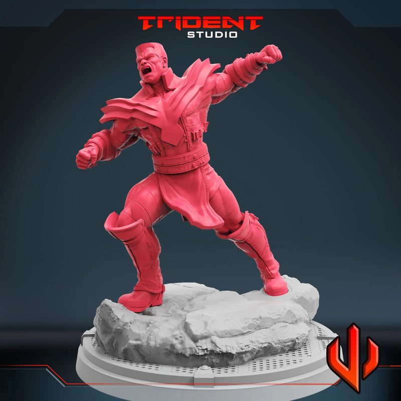 Colossus Phoenix Marvel MCP-compatible 40mm resin proxy miniature by Trident Miniatures - product image 3