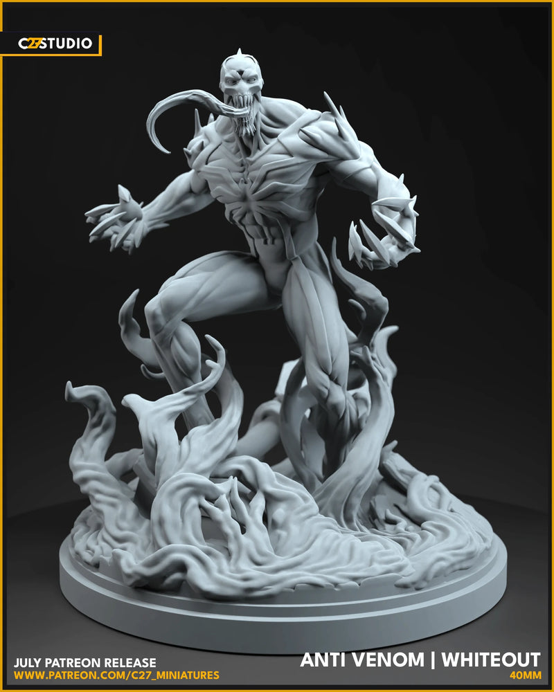Anti-Venom Marvel MCP-compatible resin miniature by C27 Studios - product image 3