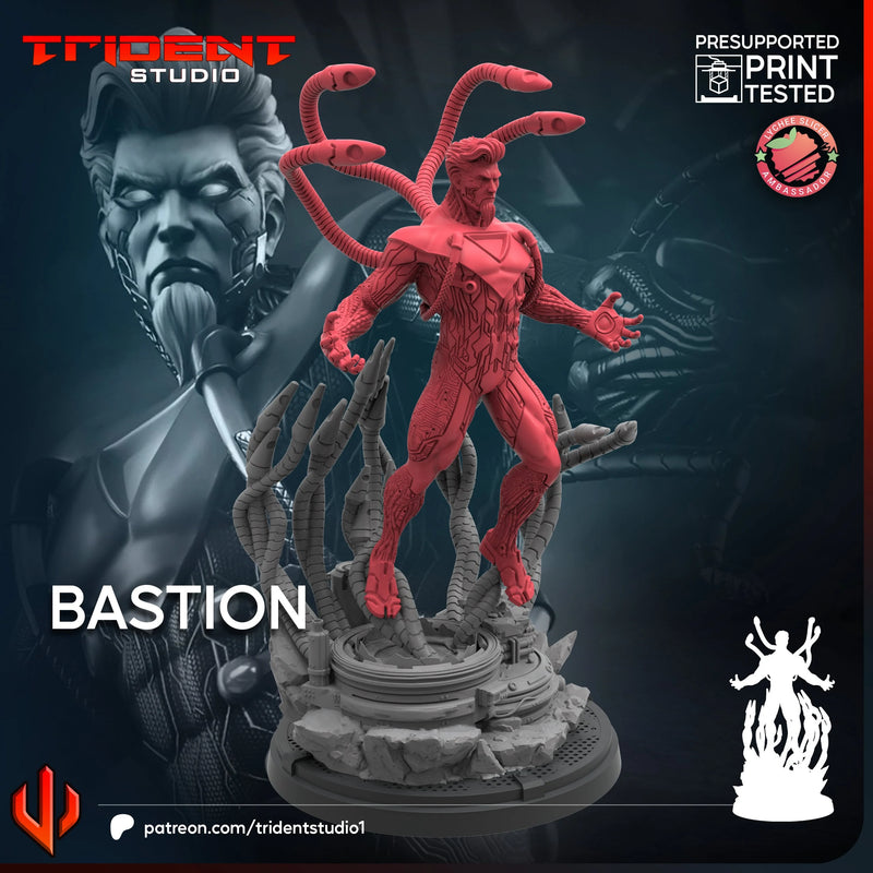 Bastion Marvel MCP-compatible 40mm resin proxy miniature by Trident Miniatures - product image 3