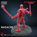 Masacre Marvel MCP-compatible 40mm resin proxy miniature by Trident Miniatures - product image 3