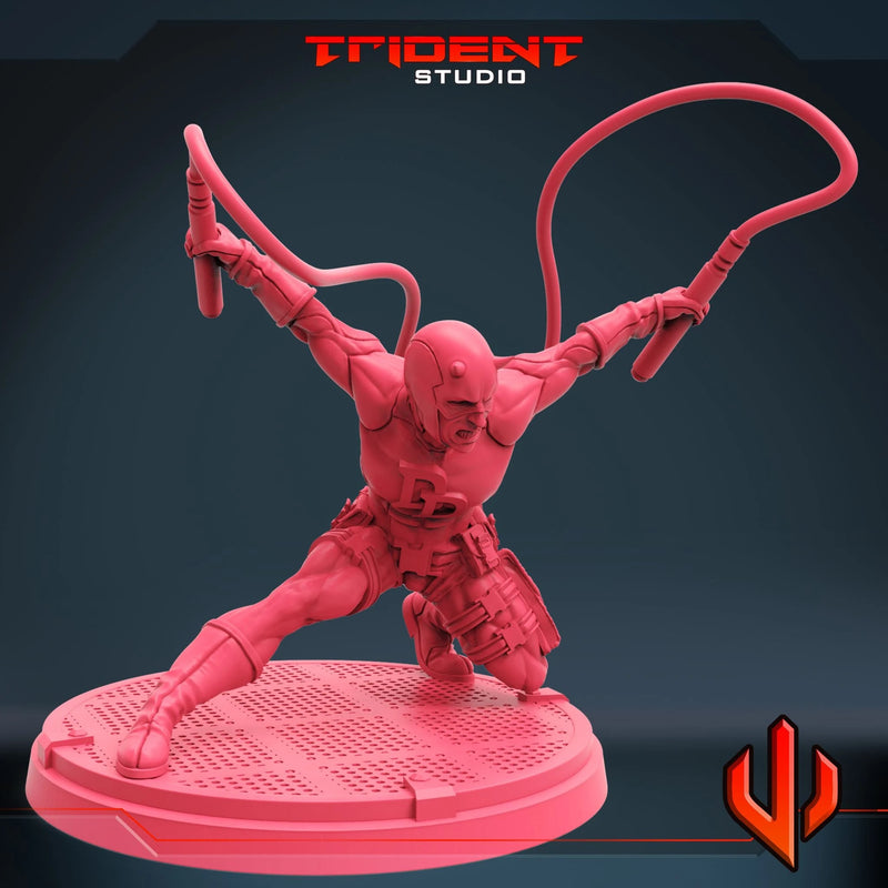 Daredevil Marvel MCP-compatible 40mm resin proxy miniature by Trident Miniatures - product image 3