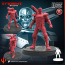 Doom Bot Siege Marvel MCP-compatible 40mm resin proxy miniature by Trident Miniatures - product image 3