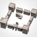 Classic Fortress 3D printed terrain view 3