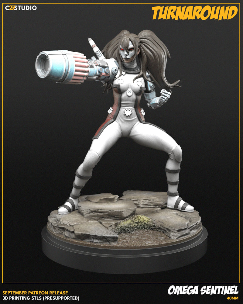 Omega Sentinel Marvel MCP-compatible resin miniature by C27 Studios - product image 3