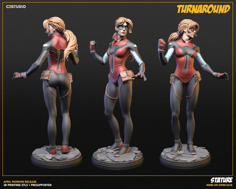 Stature Marvel MCP-compatible resin miniature by C27 Studios - product image 3