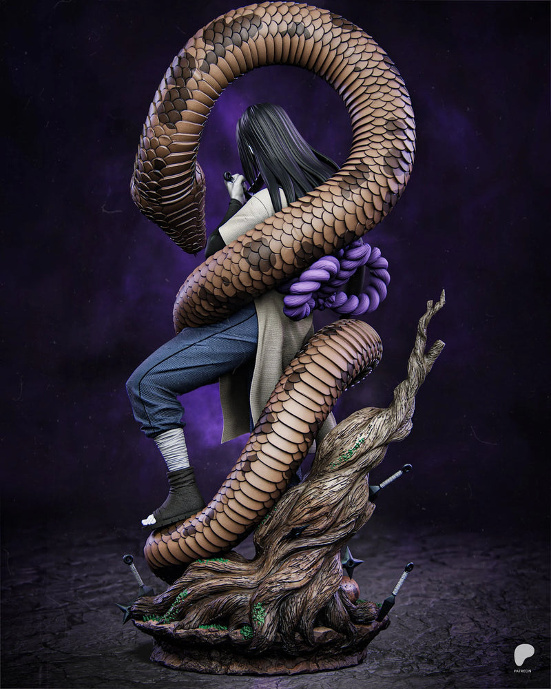 Orochimaru Resin Statue & Bust - Full Size view 3