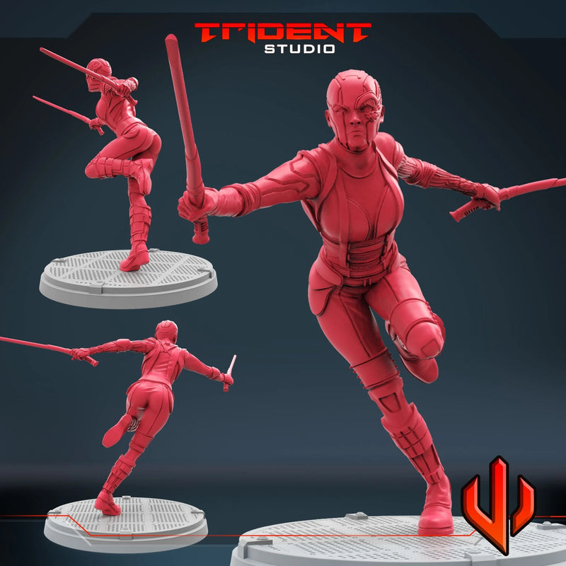 Nebula - Sculpt B Marvel MCP-compatible 40mm resin proxy miniature by Trident Miniatures - product image 3