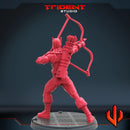 Classic Hawkeye Marvel MCP-compatible 40mm resin proxy miniature by Trident Miniatures - product image 3