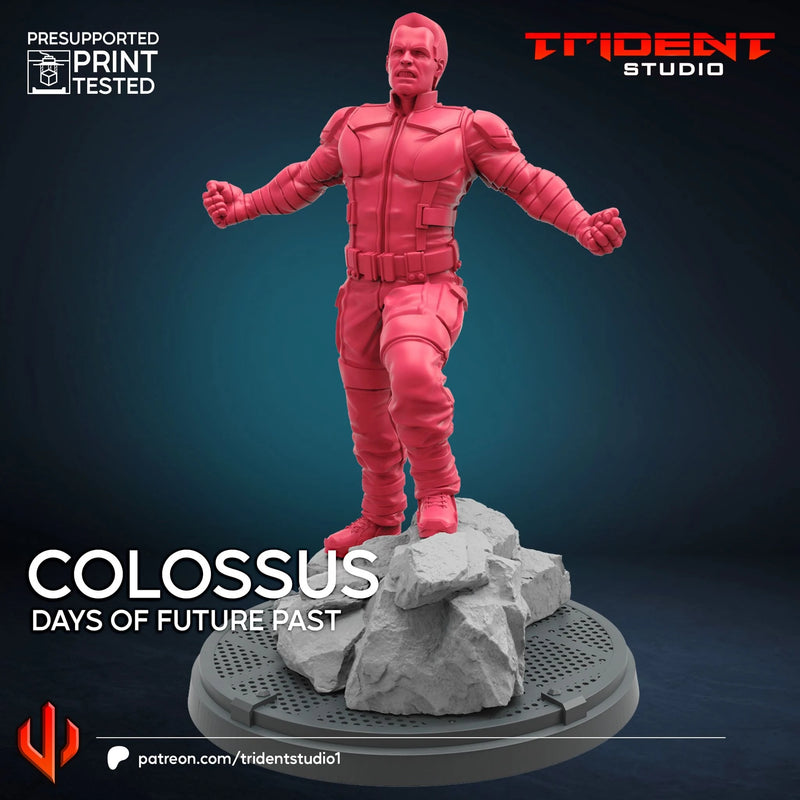 Colossus X-Men Days Of Future Past Marvel MCP-compatible 40mm resin proxy miniature by Trident Miniatures - product image 3
