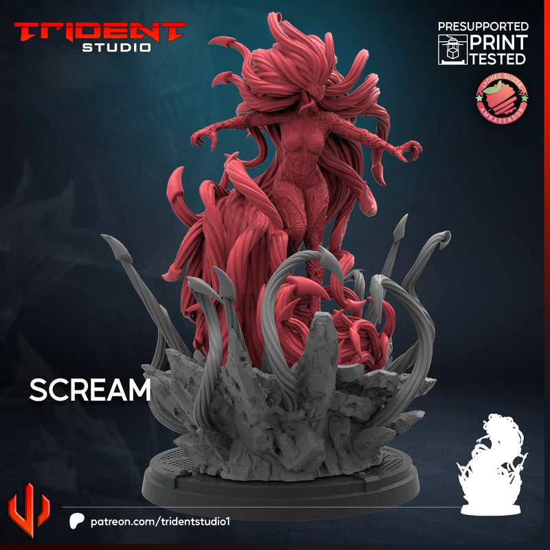 Scream Marvel MCP-compatible 40mm resin proxy miniature by Trident Miniatures - product image 3