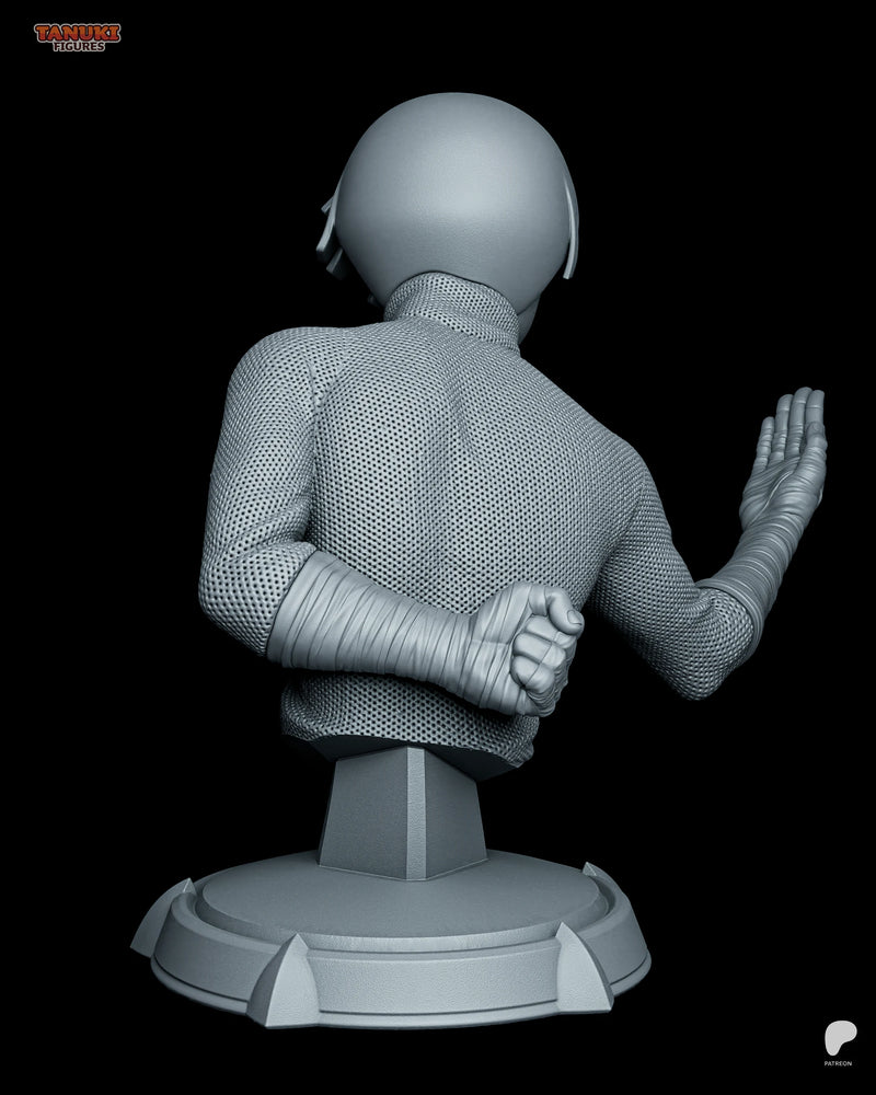 Rock Lee Resin Statue & Bust - Bust view 3