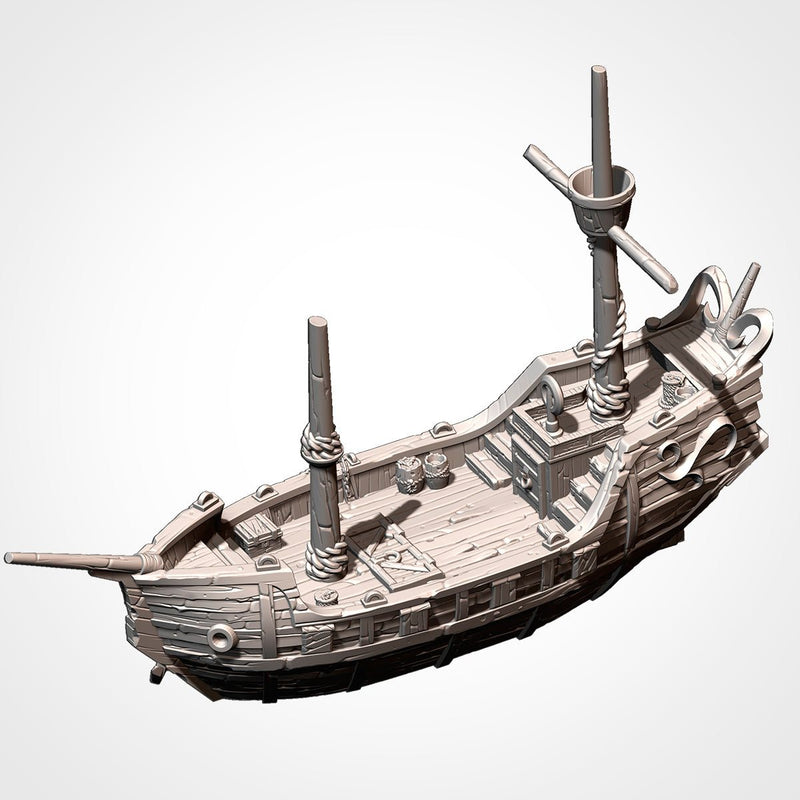Ships Aground 3D printed terrain view 3
