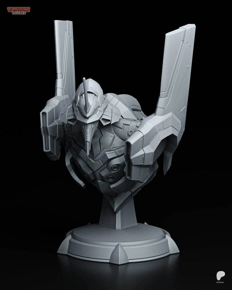 Eva 01 Resin Statue & Bust - Bust view 3
