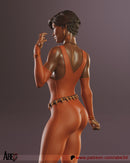 Vixen Resin Statue - view 8